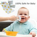 6-layer Cotton Children's Face Wash Towel Baby Feeding * 25 Towel 50cm U5W9 U4P4