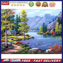 5D DIY Full Drill Diamond Painting Scenery Cross Stitch Mosaic Craft Kit Deco