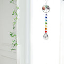 DIY Crystal Beads Rainbow Pendant Handcraft  for Home Decor (C)