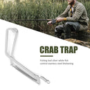 Fishing Pike Trap Hooks Clip Stainless Steel Crab Grabber Clamp Fishing Tackle