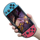 X7 Plus 5.1 inch Handheld Game Console 8GB Built-in 200 Games (Blue Red) Newly
