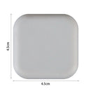Punch Free Door Bumper Protector Self Adhesive Handle Square Pads (Grey) Newly