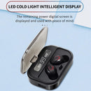 T10B TWS Wireless BT5.0 In-ear Stereo Earphones with LED Display Charging Case