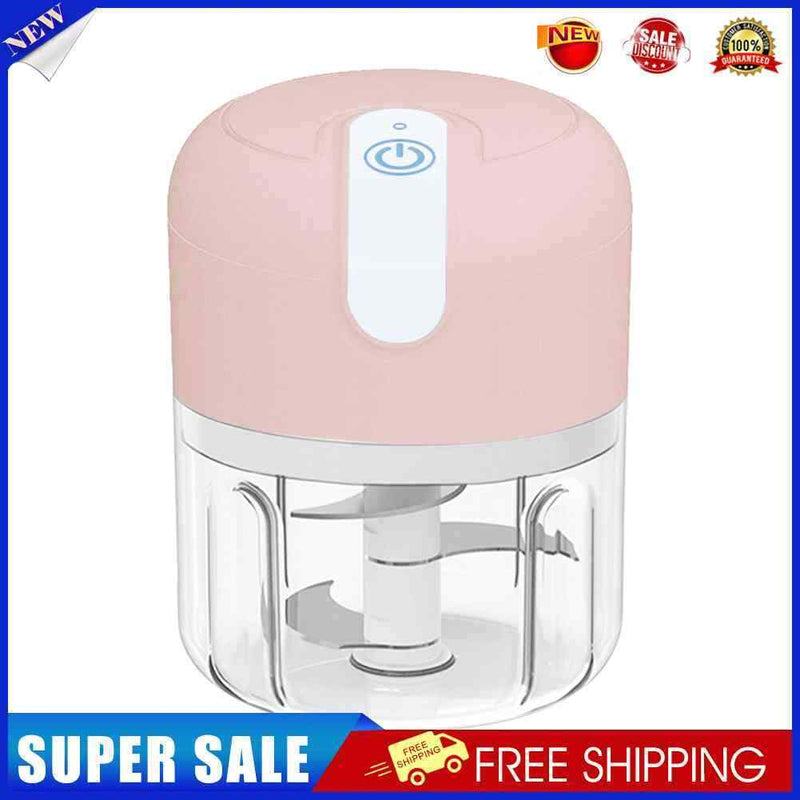 #A Multifunction Mini Meat Grinder Electric Garlic Masher Crusher USB Charging