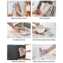 Cleaning Cloth Soft Water-absorbing Kitchen Degreasing Cloth for Stove Sink Car