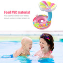 Baby Swimming Ring Cartoon Inflatable Infant Toddler Float Circle with Shelte
