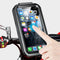 M18L Waterproof Motorcycle Bike Handlebar Rear View Mirror Phone Holder Case
