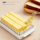 Butter Cutting Storage Box Cheese Slicer Tray w/ Lid Keeper Food Container Newly