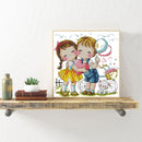 Partial Embroidery Our Love DIY Cross Stitch Kits Stamped 14CT Needlework Newly
