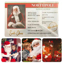 Santa Claus Driver License Card Christmas Gifts Greeting Cards Decor (Style
