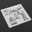Plastic Cake Flower Spray Stencils DIY Mold Mould Fondant Template(PH-39) Newly