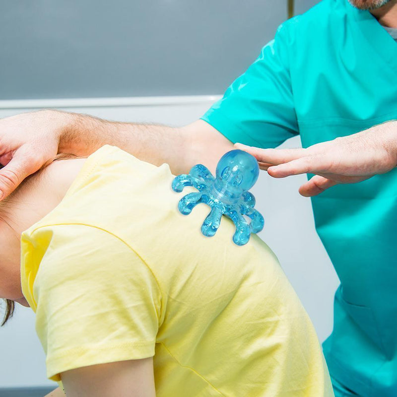 Portable Crystal Octopus Massager Cell Phone Claw Massage for Relaxing Head Neck