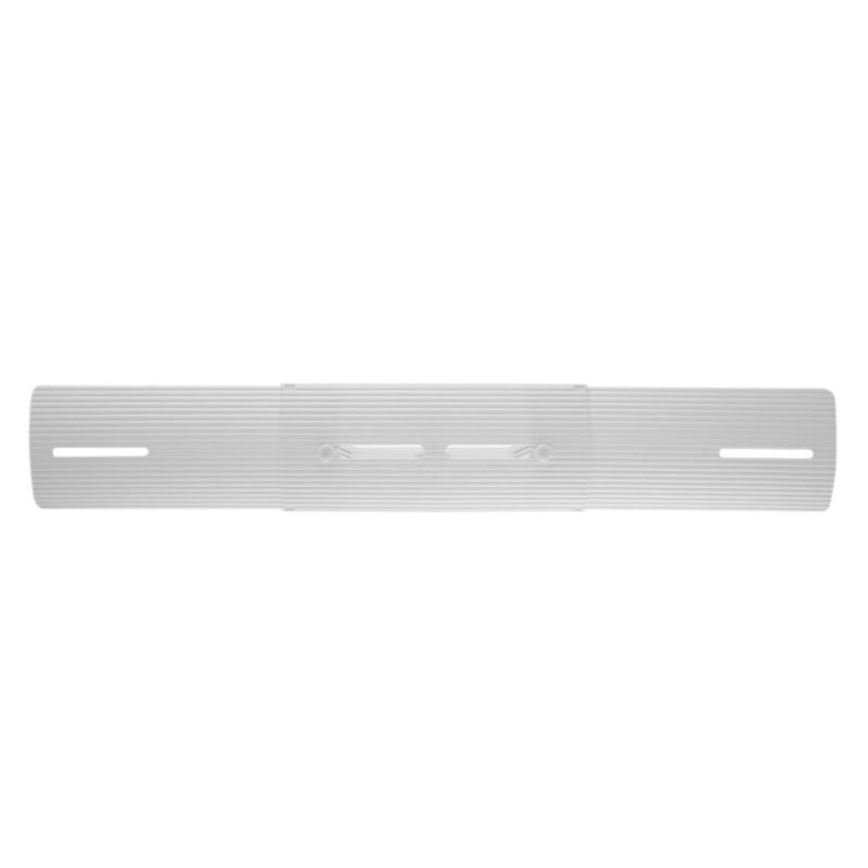 Adjustable Air Conditioner Cover Windshield Air Conditioning Baffle (White)