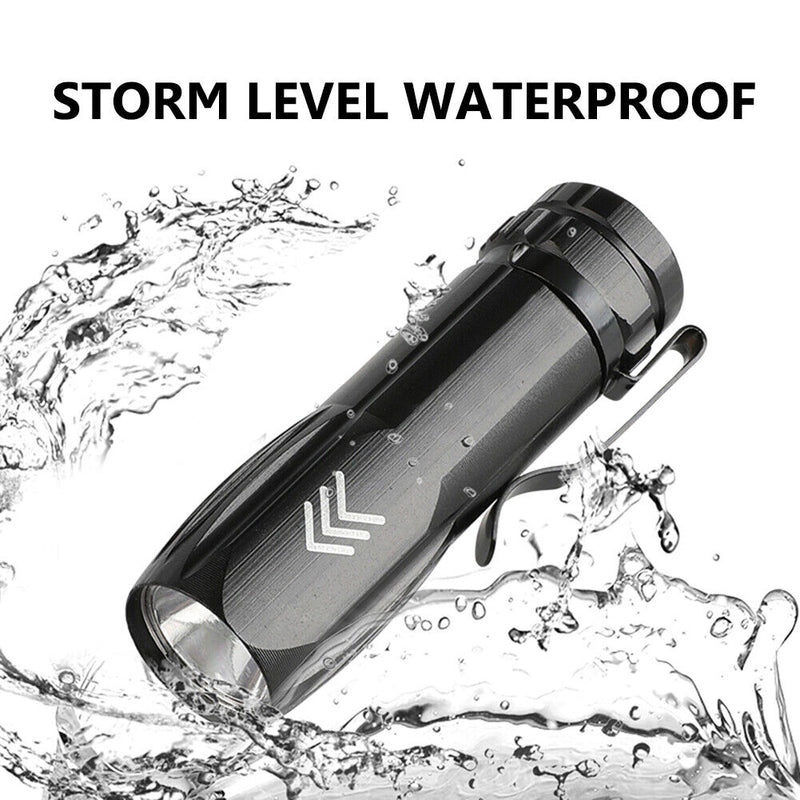 Mini LED Flashlights Portable Pen Light USB Hiking Flash Lights Strong Lamp