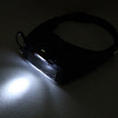 10X Headband LED Magnifying Glasses Magnifier Loupe Jewelry Reading (Grey) Newly