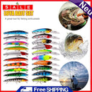 20pcs Minnow 8g 9.5cm 9cm Bait Simulation Crankbait with Hook Lifelike