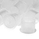 Plastic Microblading Tattoo Ink Cup Cap Pigment Clear Holder Container(C)
