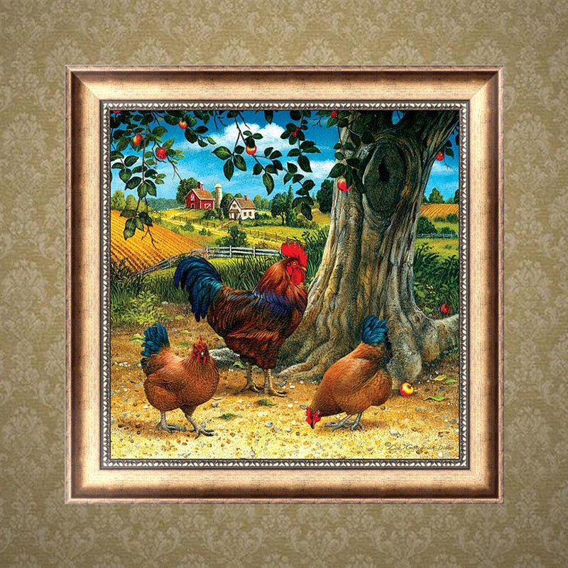 Chicken 5D DIY Diamond Painting Embroidery DIY Cross Stitch Home Decor Gift