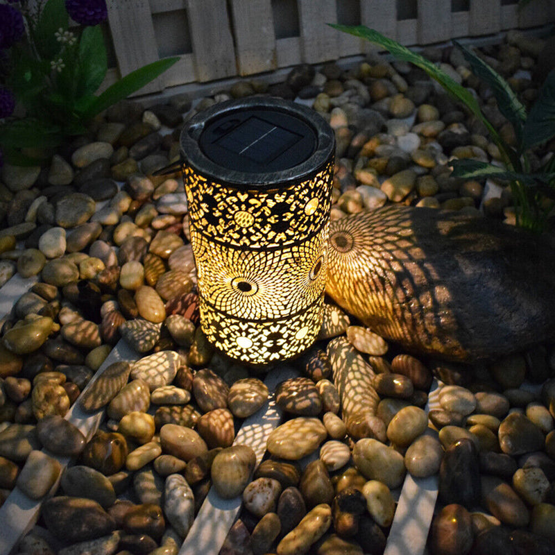 Solar Projection Light Iron Outdoor Garden Yard Art Decorative Landscape Lights