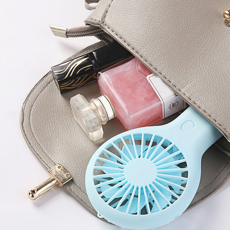 #A Portable Handheld Fan 3 Wind Modes Summer Cooling Fan for Outdoor Travel Camp