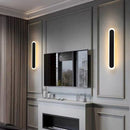 Modern Long Wall Light Home Living Bedroom Background Sconce Light (Black) Newly