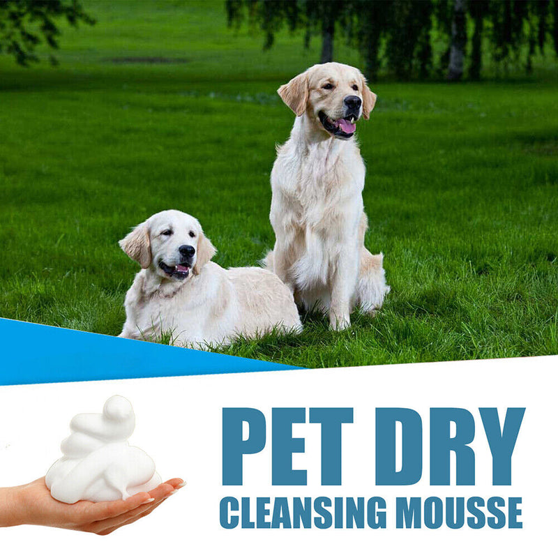 Portable Dog Dry Cleaning Shampoo Deodorant for Pet Outdoor Travel Bath Sup