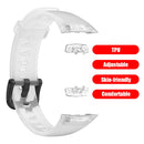 Watch Strap for HUAWEI HONOR Band 6 TPU Wristband Replacement Belt (White) Newly