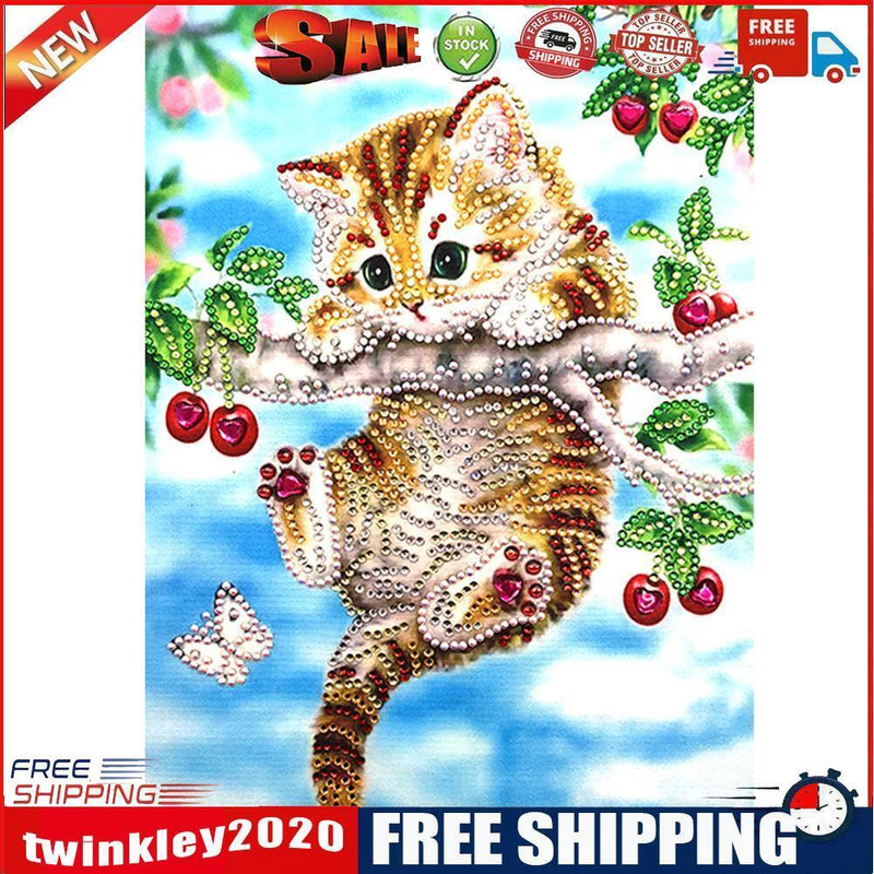5D DIY Special Shaped Diamond Painting Animals Cross Stitch Kits (EF300)