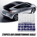 270pcs Assorted Air Conditioning Seal O-ring for R22 R134a Rubber Gaskets Purple