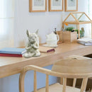 Zen Dog Statue Micro Landscape Stone Sculptures Meditation Dog Sculpture