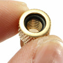 1x Bicycle Valve Adapter Conversion Head Brass Straight Nozzle Pattern L0Z1 X3Q8