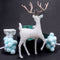 White Flash Home Ornament Christmas Crystal Deer Table Decoration Christmas Elk