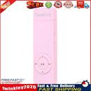 MP3 Player Strip Lossless Sound Support 64GB TF Card Media Players (Pink) Newly