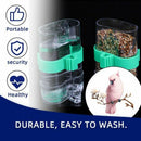 Cage Parrot Feeder Bird Food Feeder Water Dispenser Automatic Parakeet