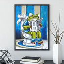 5D DIY Full Drill Diamond Painting Frog Cross Stitch Needlework Kit Home Deco