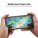 1 Pair Breathable Game Controller Finger Covers Gaming Nylon Thumb Touch Sleeve