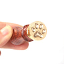 Wax Seal Stamp with Handle Lacquered Print Embossed Seal Invitation Decoration