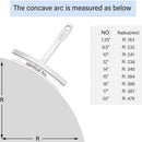 Repair Set Guitar Radian Ruler Measure Tools Fret Height Ruler T-shaped Gauge