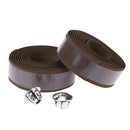 Brown 2pcs Bike Bicycle Handlebar Tape Non-Slip Cycling Handle Sponge Belt