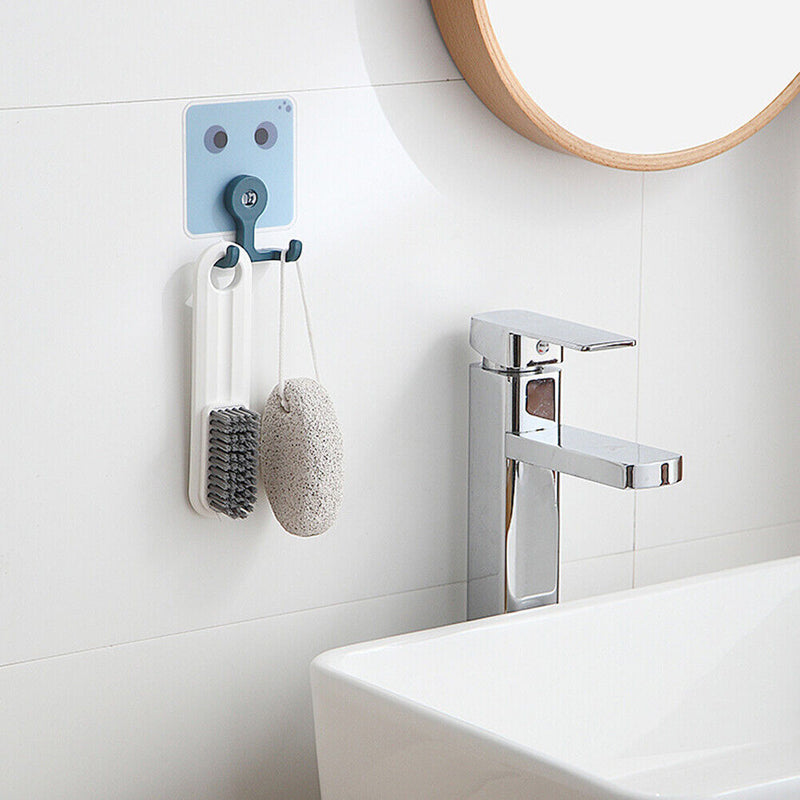 Self Adhesive Cute Hook Kitchen Wall Hanging Punch Free Door Hooks Storage Racks
