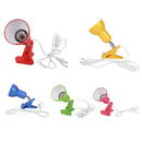2pcs E27 Light Base Reptile Clip-on Lamp Bulb Holder EU Plug(Red)
