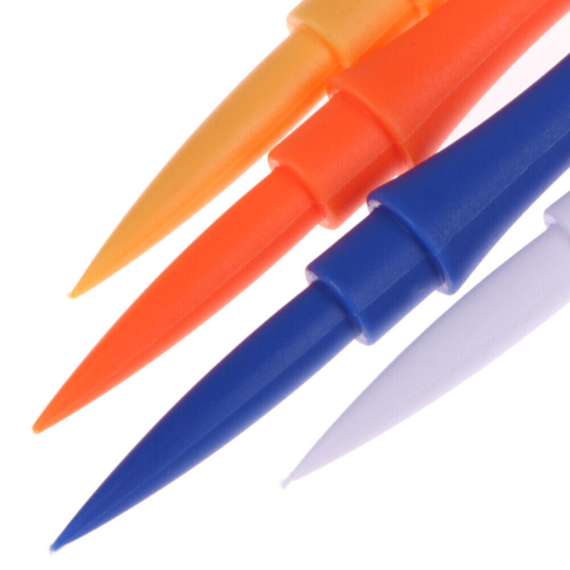 50 GOLF TEES - 2 3/4" LONG WOOD-ASST COLORS GOLF-TEES