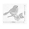 Women Craft Motif Flower Sew/Iron on Applique Patch Sewing Embroidered Birds