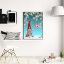 Full Cross Stitch Eco-cotton Thread 11CT Printed Christmas Goblin Wall Art Kit
