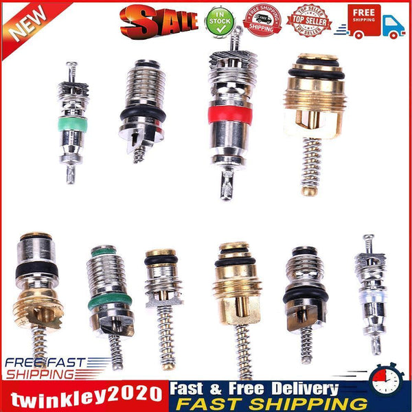 100pcs R134A Car Automotive Air Conditioning A/C Core Valves Assortment Newly