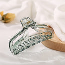 Fashion Women Ponytail Hair Clamp Transparent Hair Grips Ladies Hair Accessor