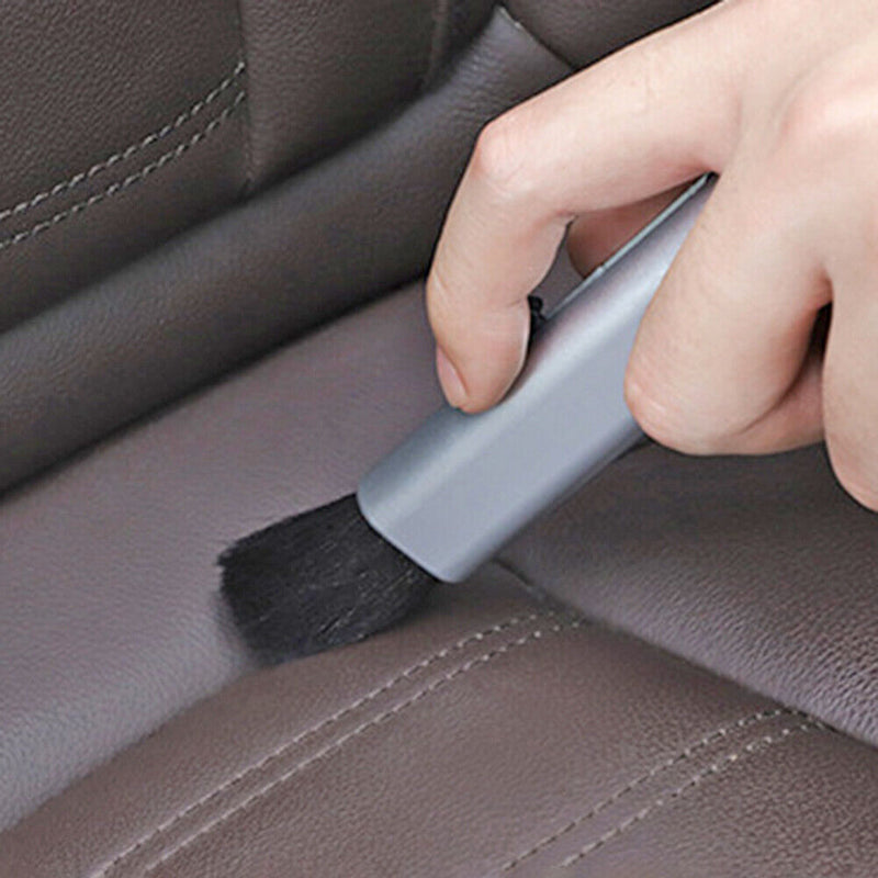Car Conditioning Air Outlet Brush Telescopic Computer Keyboard Dust Clean Bru