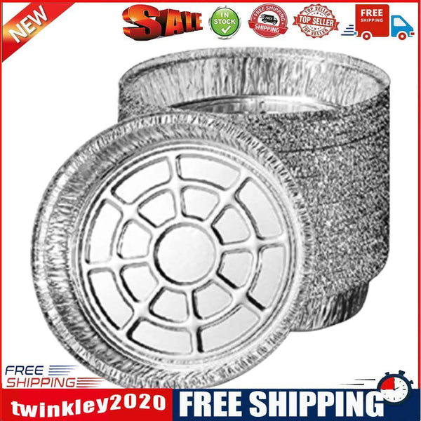 50x Air Fryer Disposable Paper Liner Microwave Foil Tin Steamer Mat (6inch)