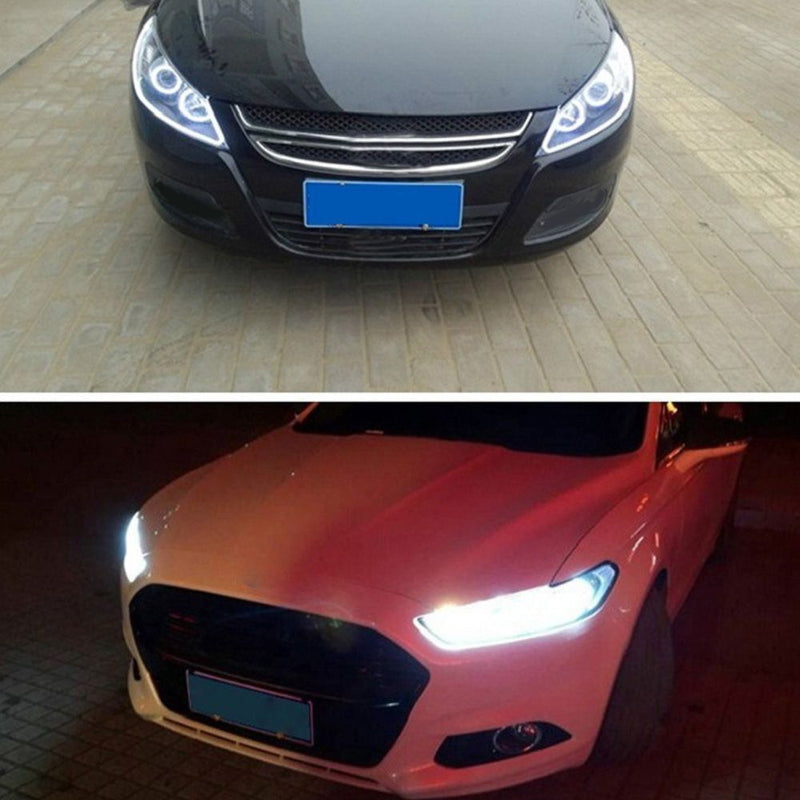 DRL 60cm Flexible Car LED Headlight Running Strip Light Running Light Fog Lamp