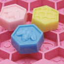 Cell Silicone-Bee Honeycomb Cake Chocolate Soap Candle Back Mold-Mould A1R1